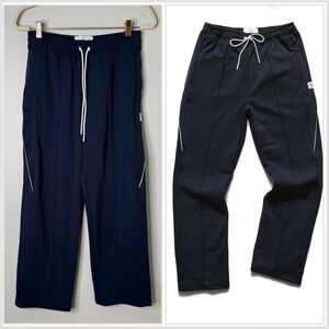 Reigning Champ Navy Blue Stretch Twill Drawstring Track Pant Size XS‎